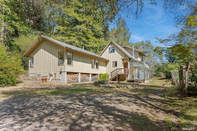 view of front of home