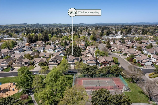 7350 Rasmussen Way, Rohnert Park, CA 94928 - birds eye view of property with a residential view