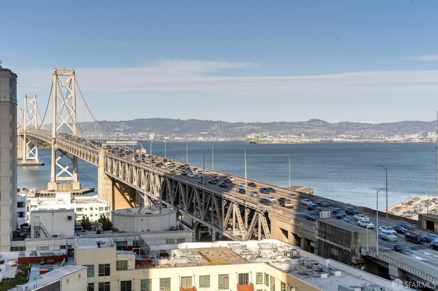 water view with a notable bridge