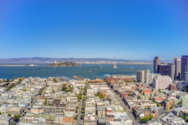 water view featuring nearby urban area