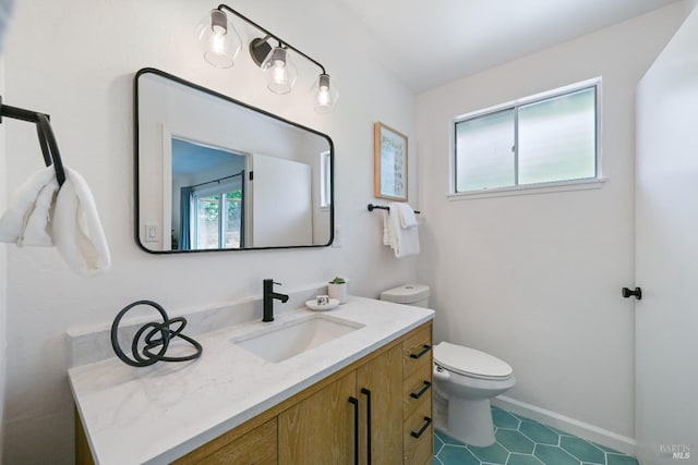 15 Manor View Dr, Fairfax, CA 94930 - bathroom with vanity and tile patterned flooring