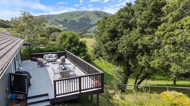15 Manor View Dr, Fairfax, CA 94930 - view of mountain feature