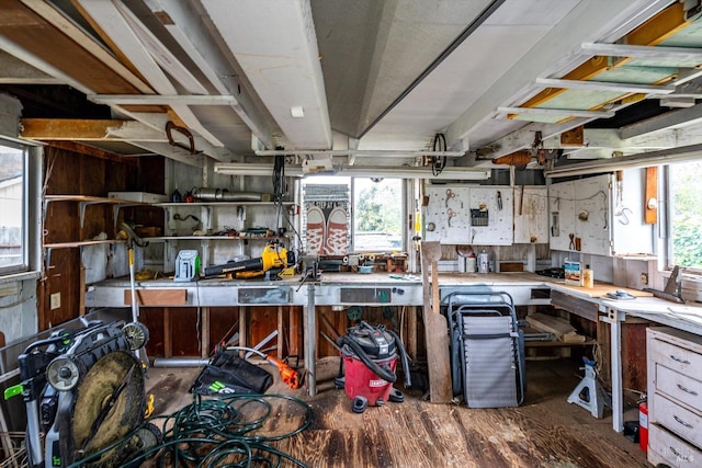 view of storage room