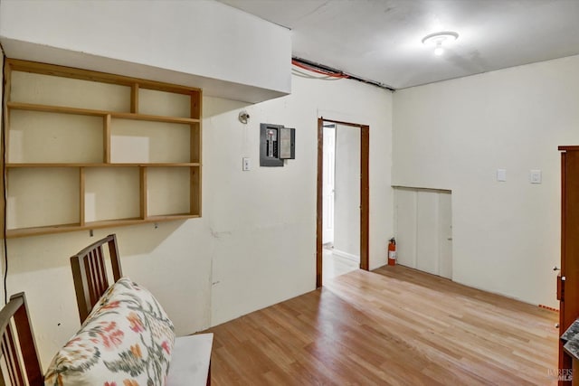 1467 Ohio St, Vallejo, CA 94590 - living area with light wood-style floors and electric panel