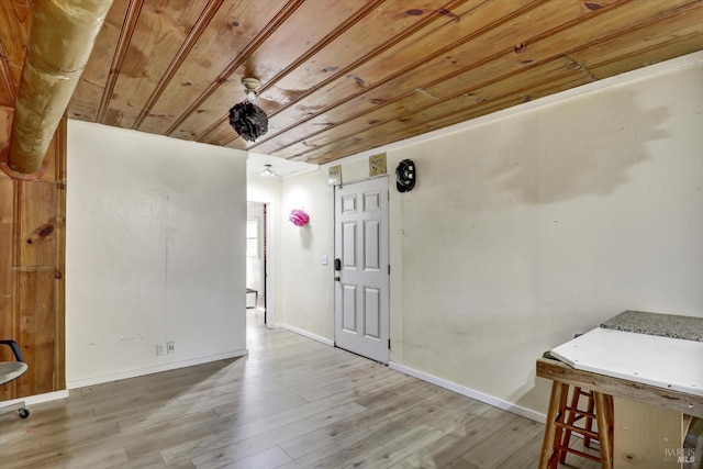 1467 Ohio St, Vallejo, CA 94590 - spare room featuring wood finished floors, wood ceiling, and baseboards