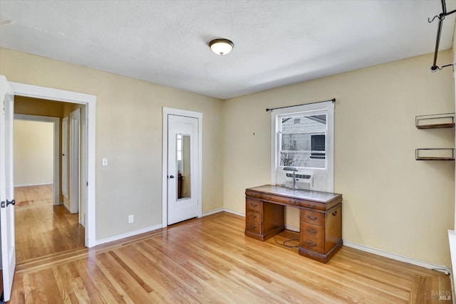 1467 Ohio St, Vallejo, CA 94590 - unfurnished office featuring baseboards and light wood-style floors