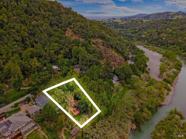 2426 S Fitch Mountain Rd, Healdsburg, CA 95448 - bird's eye view featuring a forest view