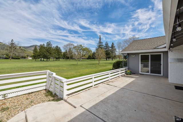 331 Laurel Leaf Pl, Santa Rosa, CA 95409 - view of patio featuring a mountain view