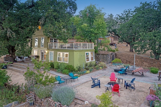 view of rear view of house