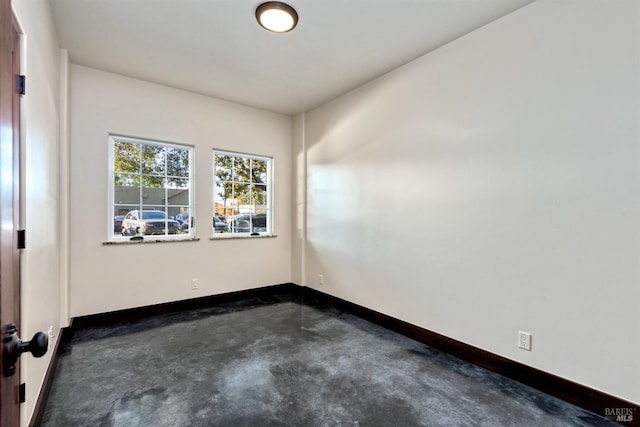 542 College Ave, Santa Rosa, CA 95404 - spare room with baseboards and concrete floors