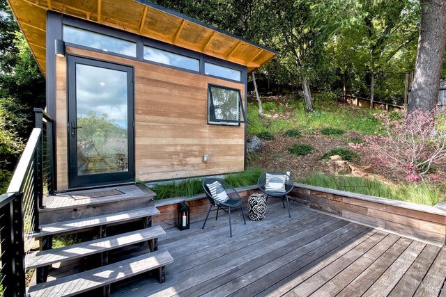 11 Cedar St, San Anselmo, CA 94960 - view of wooden terrace