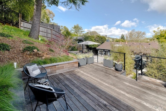 11 Cedar St, San Anselmo, CA 94960 - view of wooden deck