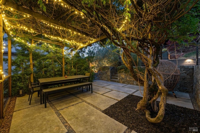 11 Cedar St, San Anselmo, CA 94960 - view of patio / terrace featuring outdoor dining space
