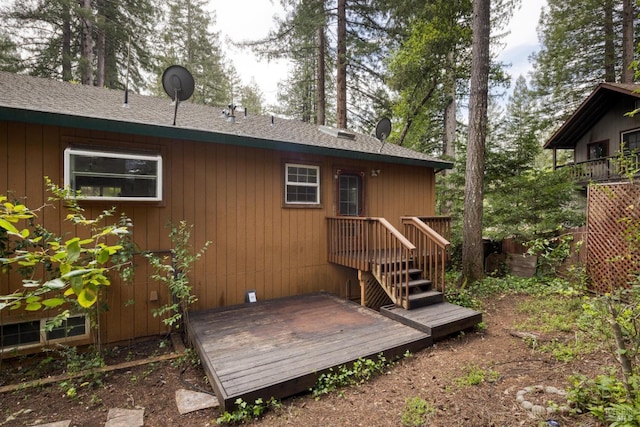 16589 Glenda Dr, Guerneville, CA 95446 - rear view of property with a shingled roof