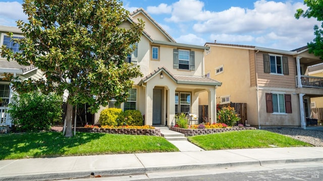 1220 Bello Dr, Dixon, CA 95620 - view of front of house featuring a front yard and stucco siding