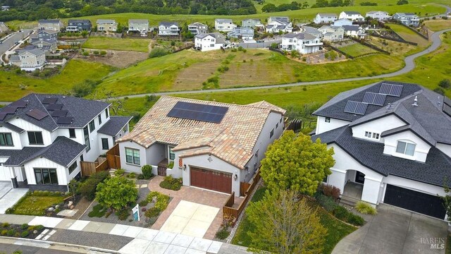 birds eye view of property featuring a residential view
