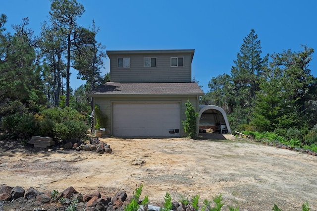 42227 Roseman Creek Rd, Gualala, CA 95445 - view of front of house with a garage