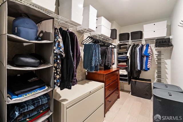 88 Arkansas St Unit 515, San Francisco, CA 94107 - spacious closet with light wood finished floors