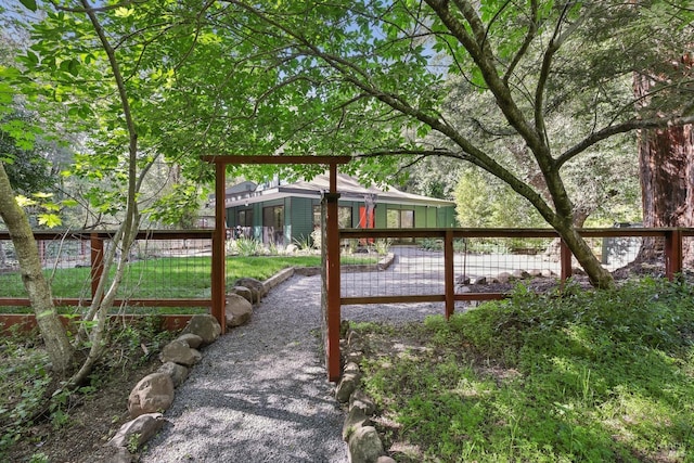 wooden terrace with fence