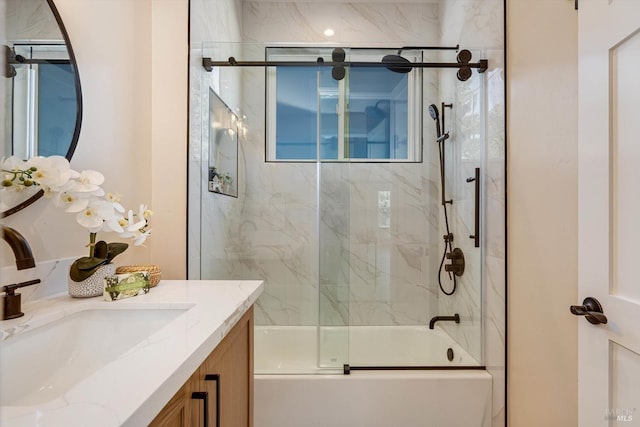 431 Seymour St, Napa, CA 94559 - full bath with bath / shower combo with glass door and vanity