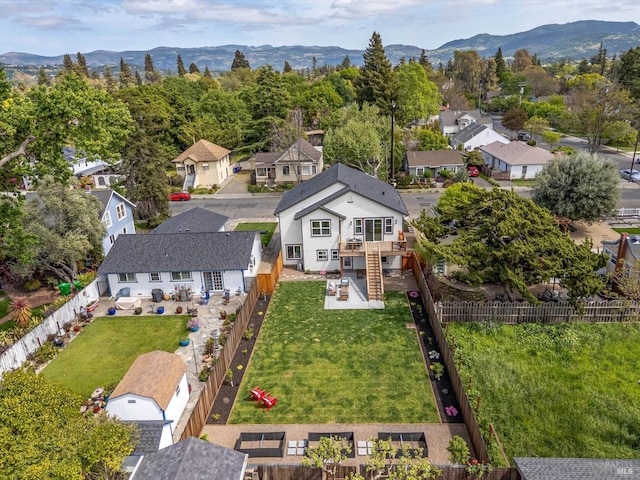 431 Seymour St, Napa, CA 94559 - aerial perspective of suburban area featuring a mountain backdrop