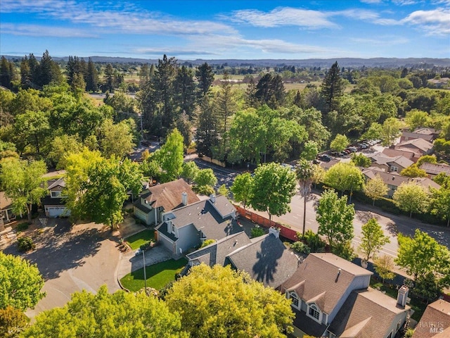 bird's eye view featuring a residential view