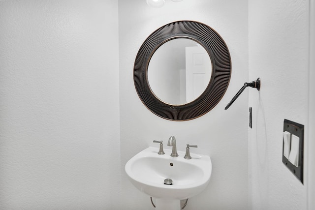 bathroom with a sink