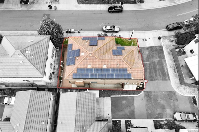 drone / aerial view