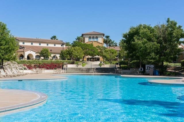 view of community pool