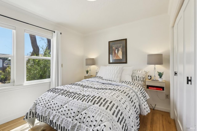 17 Hanns Ave, Vallejo, CA 94590 - bedroom featuring baseboards, ornamental molding, and wood finished floors