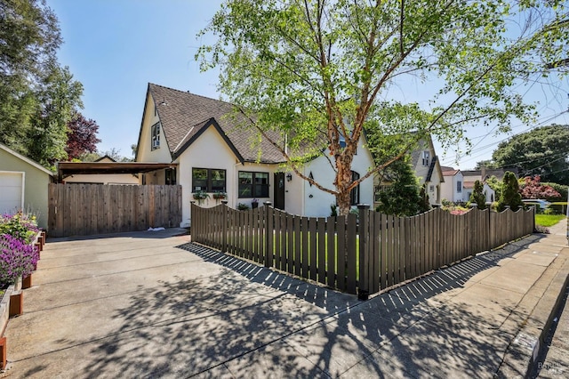 17 Hanns Ave, Vallejo, CA 94590 - view of front of property featuring stucco siding, a gate, a shingled roof, and a fenced front yard