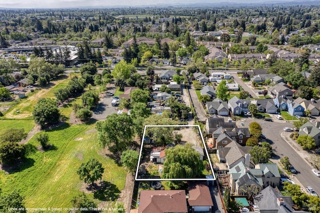 drone / aerial view featuring a residential view