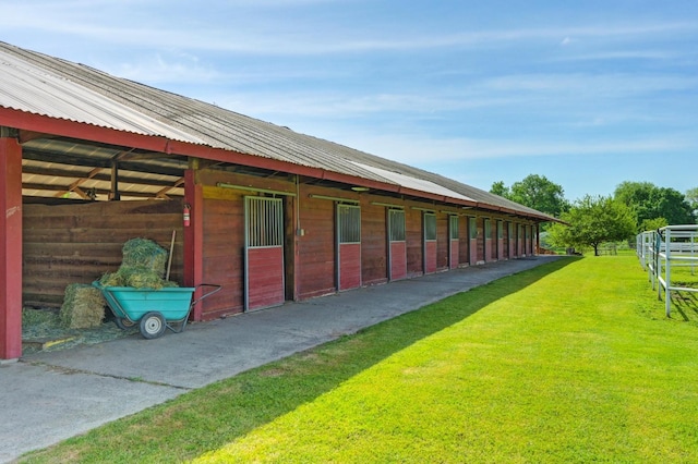 view of stable
