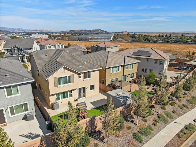 bird's eye view featuring a residential view