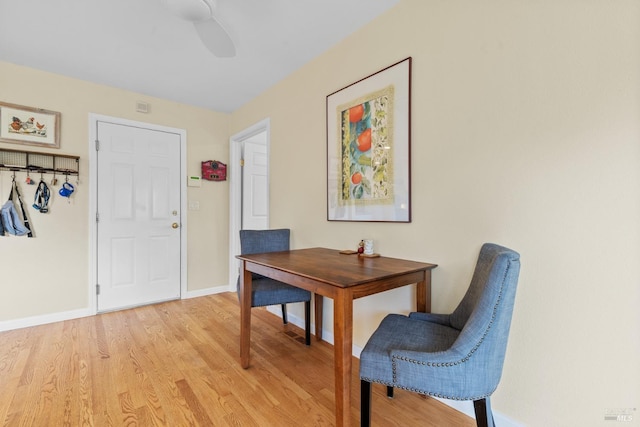 195 Mountain Vista Pl, Santa Rosa, CA 95409 - office area with light wood-style floors, baseboards, and ceiling fan