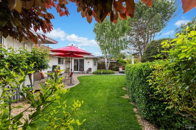 195 Mountain Vista Pl, Santa Rosa, CA 95409 - view of yard featuring a patio