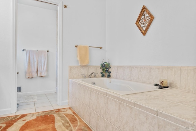 195 Mountain Vista Pl, Santa Rosa, CA 95409 - full bathroom featuring a bath, tile patterned floors, and baseboards
