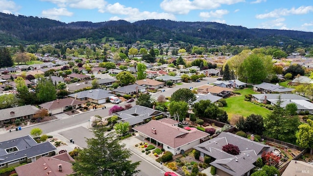 195 Mountain Vista Pl, Santa Rosa, CA 95409 - aerial perspective of suburban area with mountains