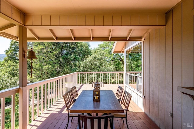 103 Camino Vis, Saint Helena, CA 94574 - deck with outdoor dining area