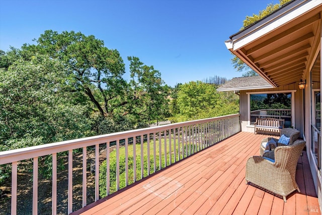 103 Camino Vis, Saint Helena, CA 94574 - view of wooden terrace