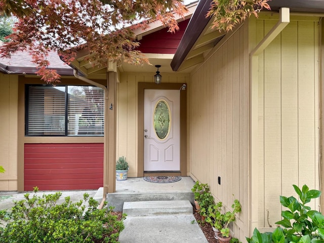 view of entrance to property