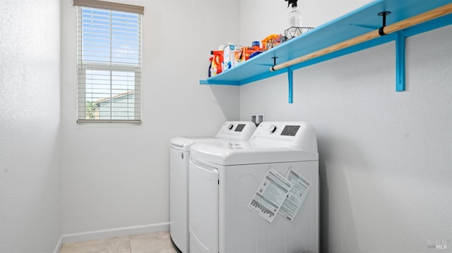 2350 White Dr, Fairfield, CA 94533 - washroom with washer and dryer and baseboards