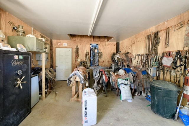 view of storage room
