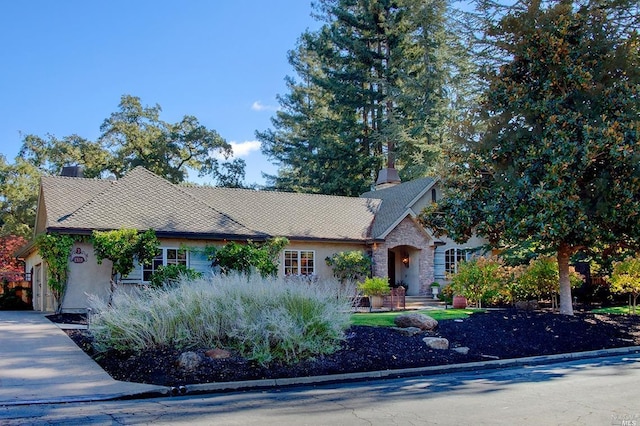 1571 Silver Trl, Napa, CA 94558 - ranch-style home featuring stone siding, concrete driveway, and stucco siding