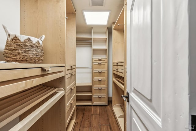 1571 Silver Trl, Napa, CA 94558 - spacious closet featuring visible vents and dark wood-style flooring