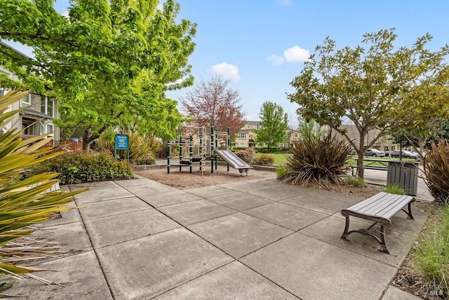 surrounding community with playground community