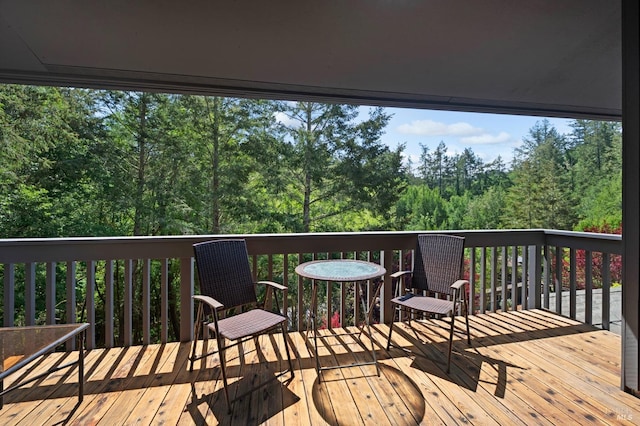 view of deck