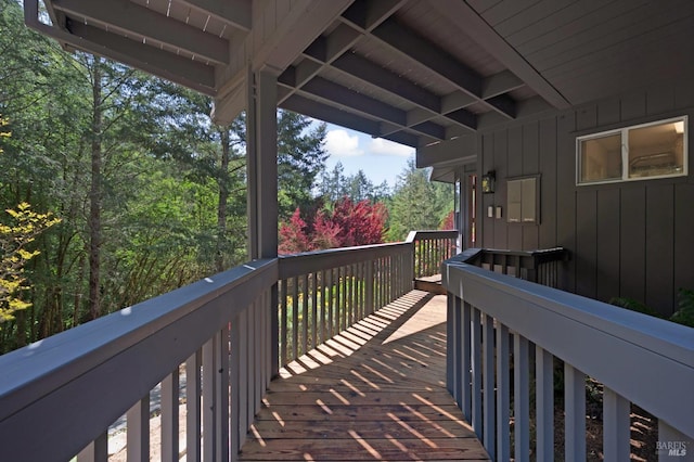view of deck