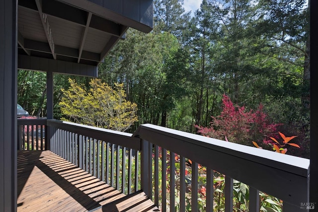 view of deck