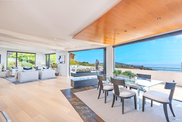 86 Sugarloaf Dr, Tiburon, CA 94920 - view of patio featuring outdoor lounge area, outdoor dining space, and a water view
